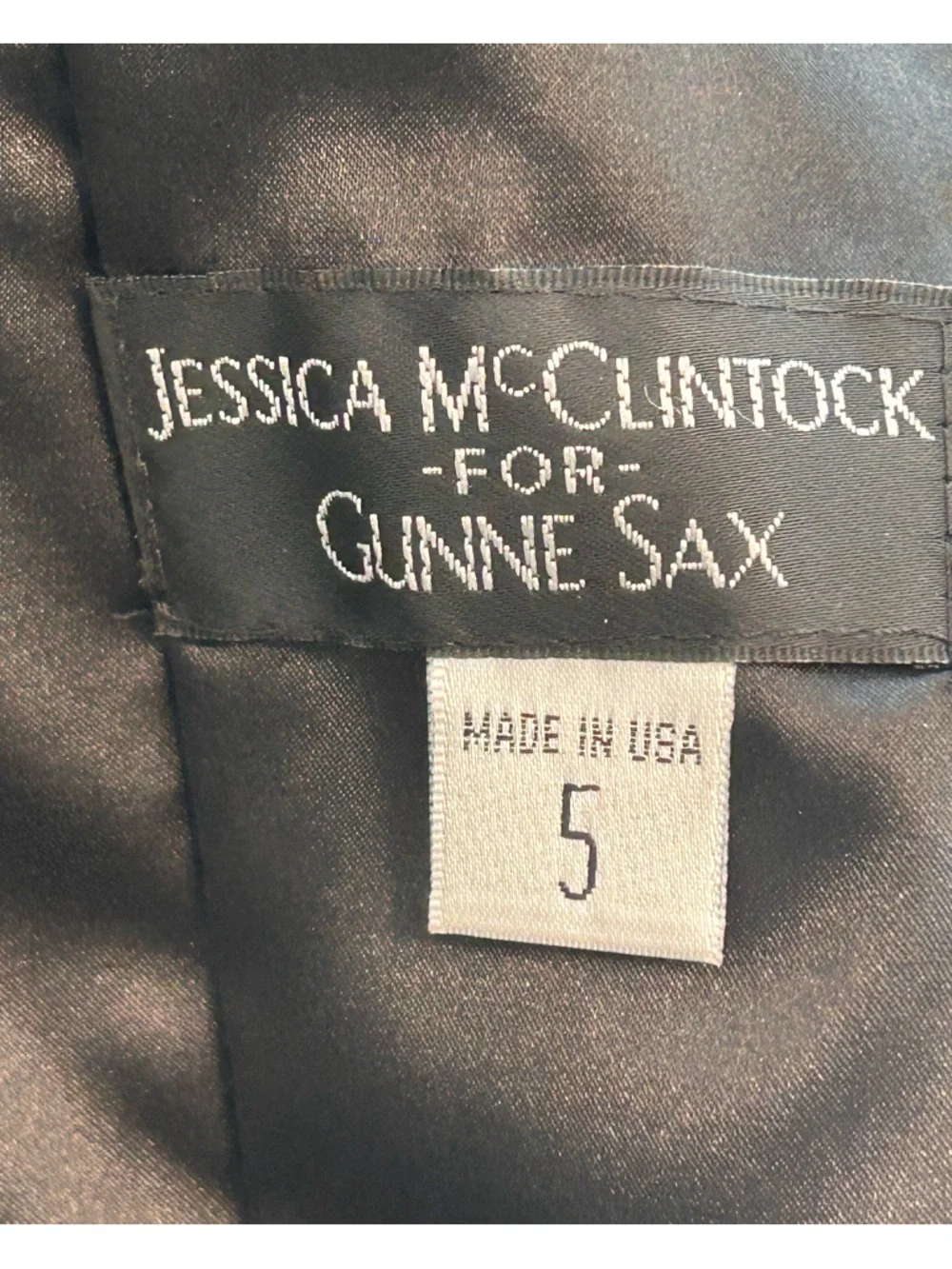 VTG Y2K Jessica McClintock Gunne Sax strapless tulle prom cupcake dress NWT 5 - Picture 9 of 12